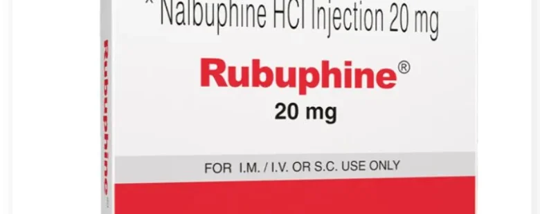Nalbuphine HCl Injection 20mg Rubuphine": "Nalbuphine HCl Injection 20mg Rubuphine - Opioid analgesic used to manage moderate to severe pain, providing effective pain relief.