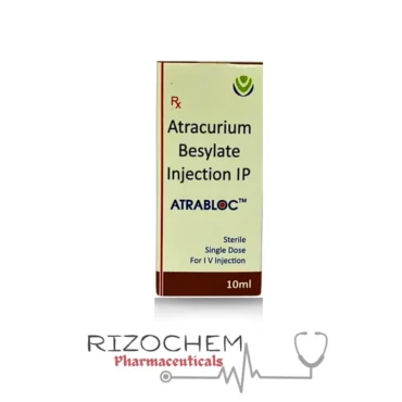 Atracurium Besylate Injection 10ml Atrabloc 100 - Quality Medication from Rizochem Pharmaceuticals.