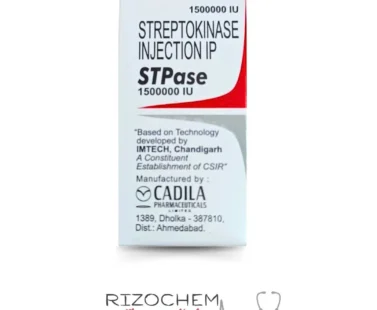 Streptokinase Injection for clot dissolution therapy by Rizochem Pharmaceuticals Wholesaler & Exporter Company.