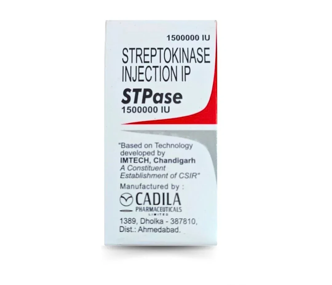 Streptokinase Injection for clot dissolution therapy by Rizochem Pharmaceuticals Wholesaler & Exporter Company.