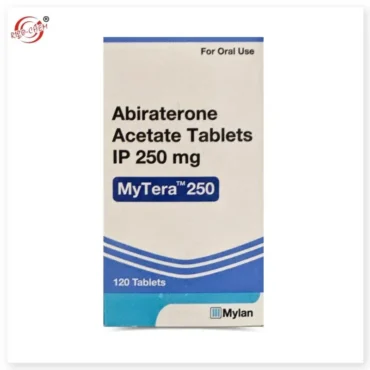 Abiraterone Acetate Tablets 250mg Mytera 250 - Effective treatment for advanced prostate cancer, aiding in hormone regulation and tumor suppression.