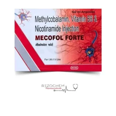 Rizochem Pharmaceuticals Mecofine B6 Injection 100mg Nicotinamide for vitamin B6 deficiency treatment