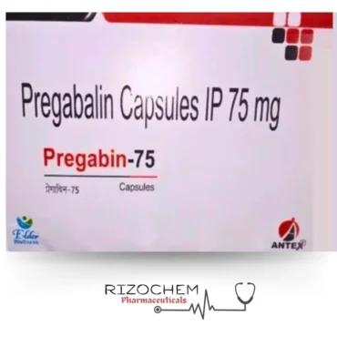 Pregabalin Capsules 75mg Pregabin 75m - Quality Medication from Rizochem Pharmaceuticals.