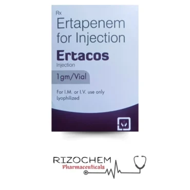 Rizochem Pharmaceuticals Ertapenem Injection 1gm Ertacos