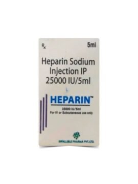 Heparin Sodium Injection 25000 IU/5ml Heparin by RIzochem Pharmaceuticals