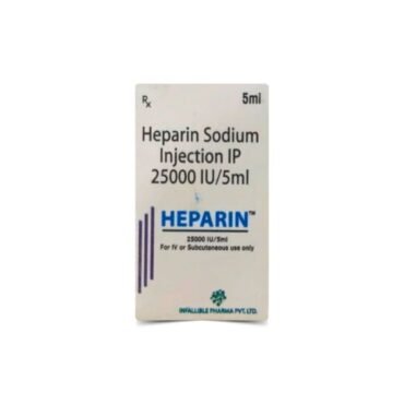 Heparin Sodium Injection 25000 IU/5ml Heparin by RIzochem Pharmaceuticals