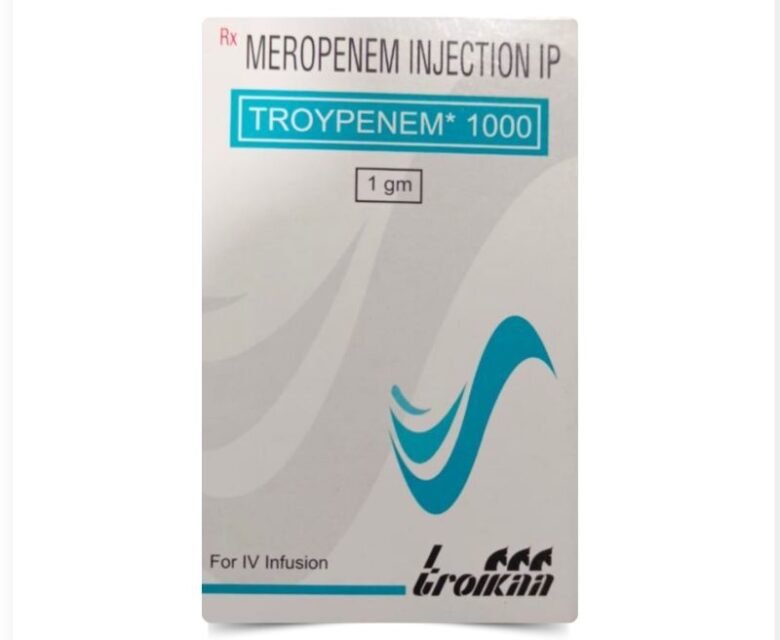 Meropenem Injection 1gm Troypenem by Rizochem pharmaceuticals