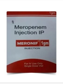 Meropenem Injection 1g Meronif by Rizochem pharmaceuticals