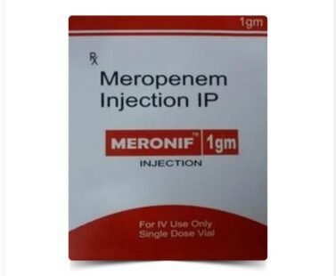 Meropenem Injection 1g Meronif by Rizochem pharmaceuticals