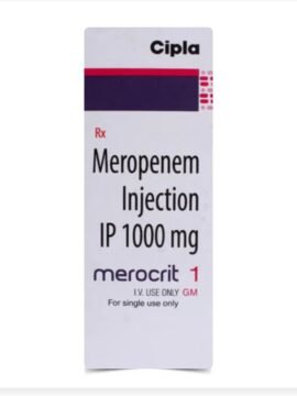 Meropenem Injection 1gm Merocrit by Rizochem pharmaceuticals