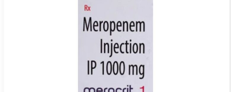 Meropenem Injection 1gm Merocrit by Rizochem pharmaceuticals