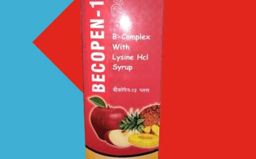 A vitamin B complex syrup is becopen-12. The vitamin B complex is necessary for the metabolism of amino acids and carbohydrates.