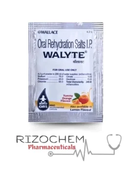 Oral Rehydration Salts ORS WALYTE - Quality Hydration from Rizochem Pharmaceuticals.