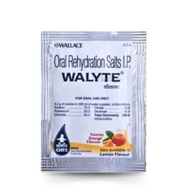 Oral Rehydration Salts ORS WALYTE - Quality Hydration from Rizochem Pharmaceuticals.