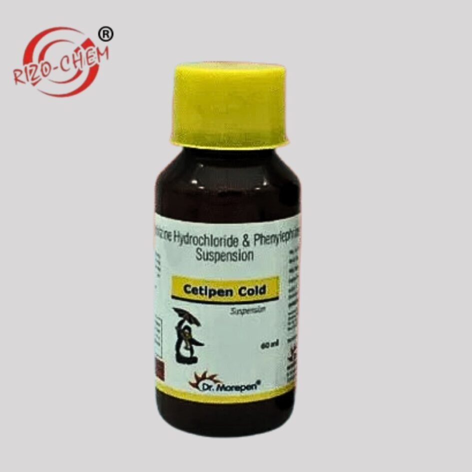 Cetirizine Hydrochloride 2.5mg CETIPEN COLD syrup
