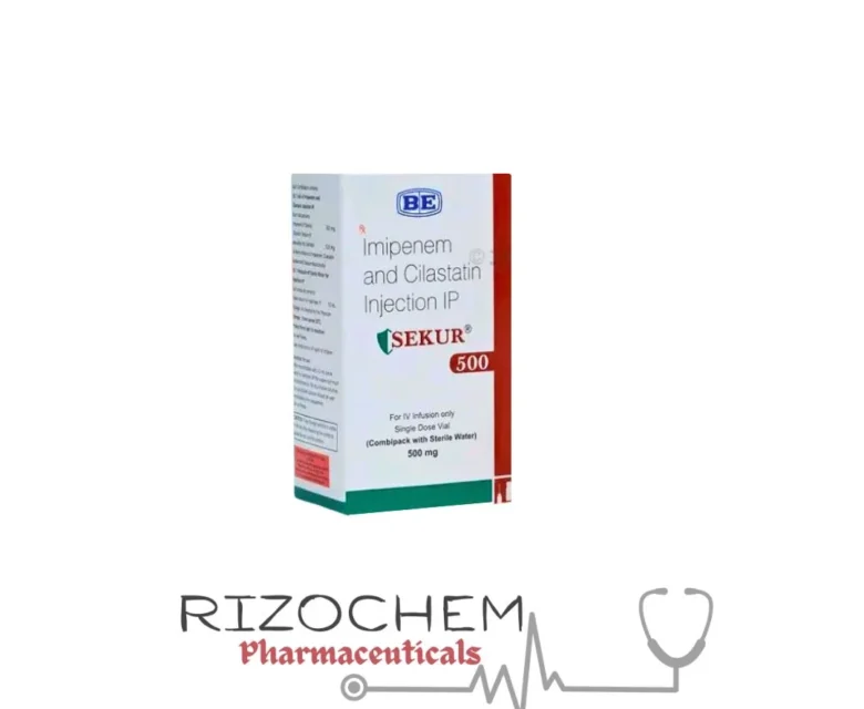 Imipenem and Cilastatin Injection 500mg Sekur - Quality Medication from Rizochem Pharmaceuticals Wholesaler & Exporter.