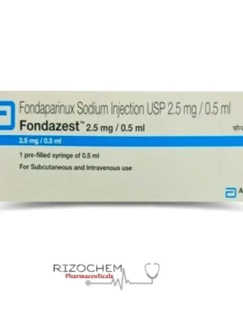 Fondaparinux Sodium Injection 2.5mg/0.5ml pre-filled syringe for blood clot prevention - Rizochem Pharmaceuticals Wholesaler & Exporter.