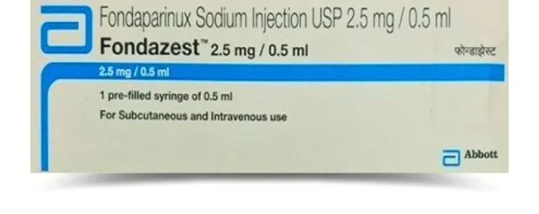 Fondaparinux Sodium Injection 2.5mg/0.5ml pre-filled syringe for blood clot prevention - Rizochem Pharmaceuticals Wholesaler & Exporter.