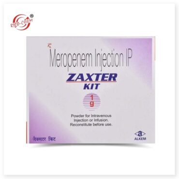 Meropenem Injection 1g Zaxter by Rizochem Pharmaceuticals