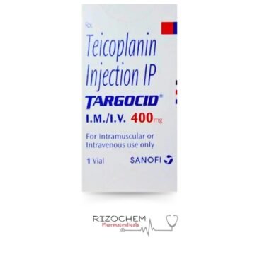 Teicoplanin Injection Targocid 400 mg - Effective Antibiotic for Bacterial Infections