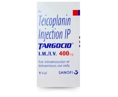 Teicoplanin Injection Targocid 400 mg - Effective Antibiotic for Bacterial Infections