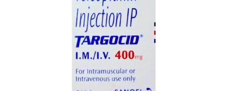 Teicoplanin Injection Targocid 400 mg - Effective Antibiotic for Bacterial Infections