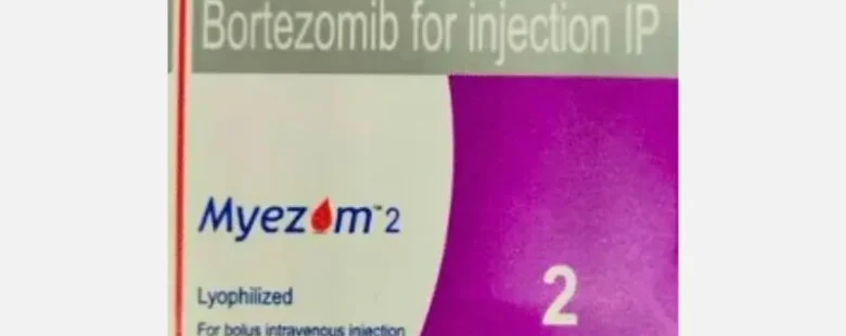 Bortezomib Injection 2mg Myezom – Anticancer medication used for multiple myeloma & mantle cell lymphoma treatment. Available at Rizochem Pharmaceuticals, a trusted global exporter.
