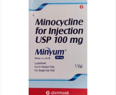Minocycline Injection 100mg Minyum by Rizochem pharmaceuticals