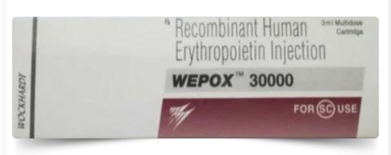 Erythropoietin Injection Wepox 30000 by Rizochem pharmaceuticals