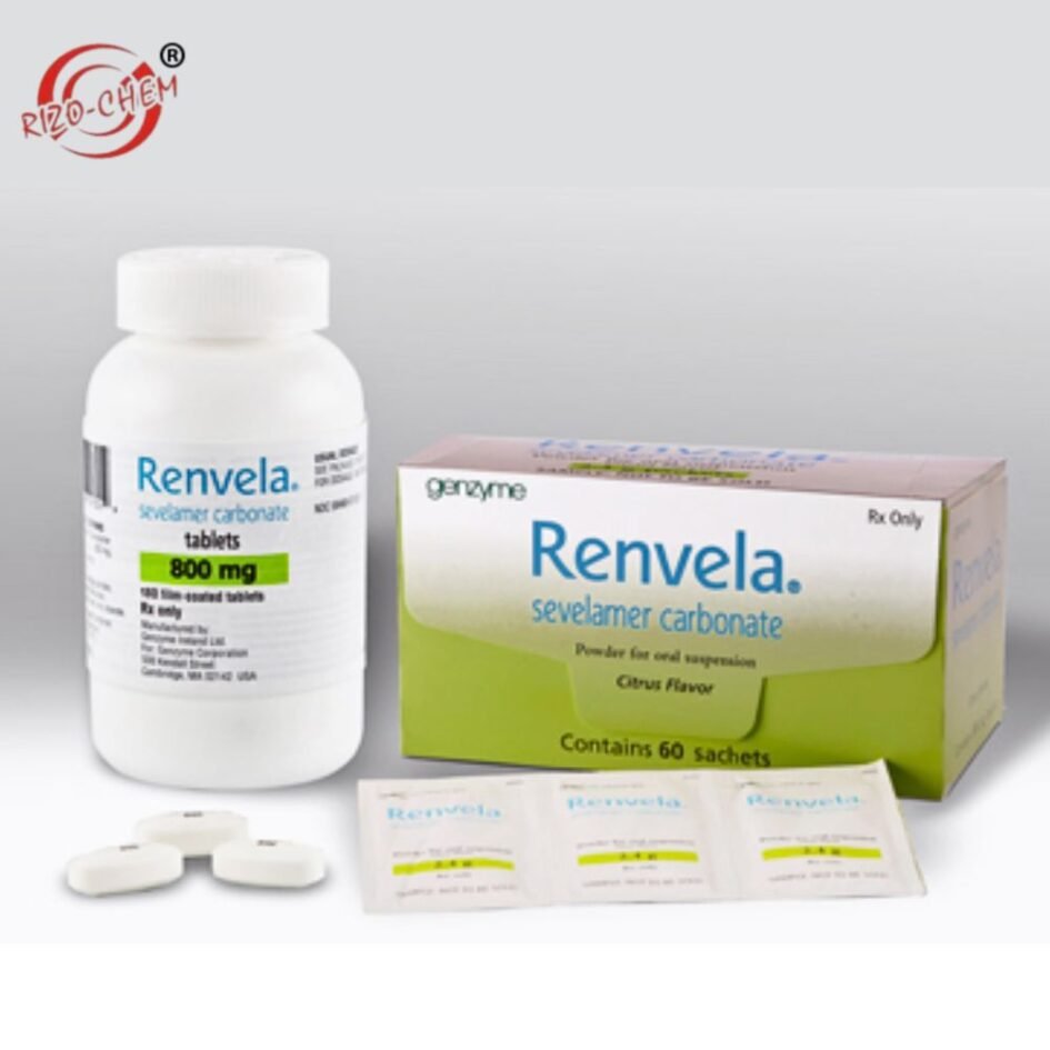 Sevelemer Carbonate Tablets 800mg Renvela - Medication for Renal Health