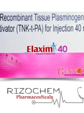 Elaxim 40mg Injection - Trusted Medication from Rizochem Pharmaceuticals.