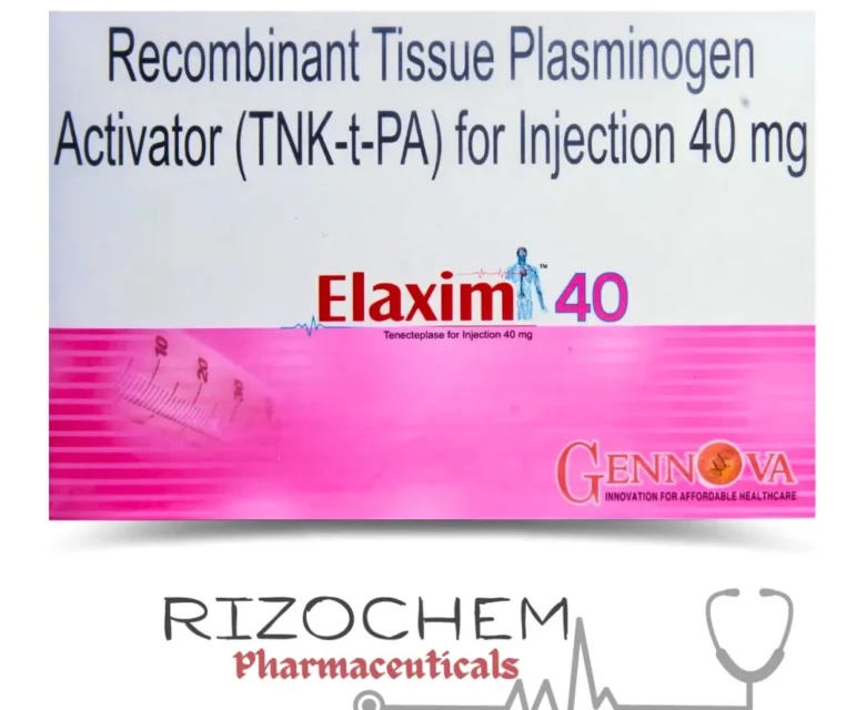 Elaxim 40mg Injection - Trusted Medication from Rizochem Pharmaceuticals.