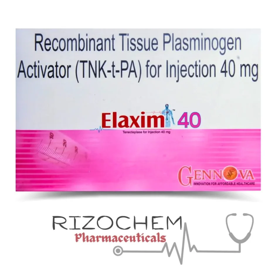 Elaxim 40mg Injection - Trusted Medication from Rizochem Pharmaceuticals.