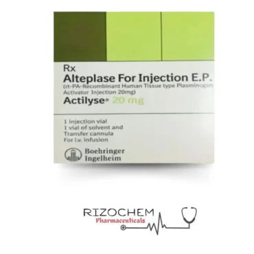 Alteplase Injection 20mg Actilyse By Rizochem Pharmaceuticals