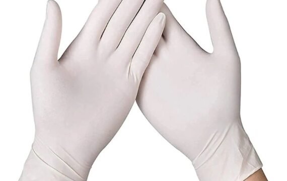 Examination Latex Gloves by rizochem pharmaceuticals