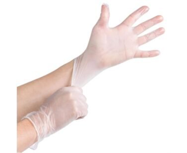 Examination Vinyl Gloves by rizochem pharmaceuticals
