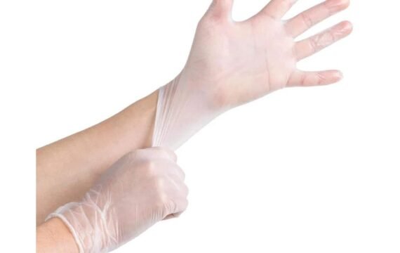 Examination Vinyl Gloves by rizochem pharmaceuticals