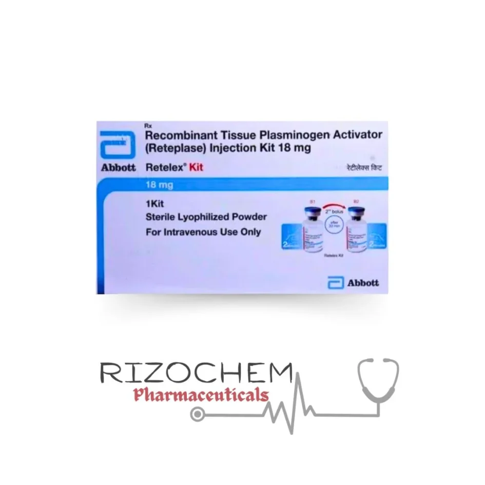 Recombinant Injection Kit 18mg Retelex - Quality Medication from Rizochem Pharmaceuticals.