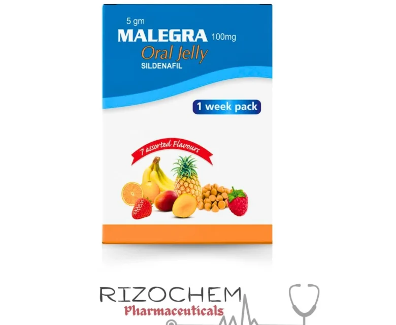 Sildenafil 100mg Malegra Oral Jelly 5gm - Quality Medication from Rizochem Pharmaceuticals.