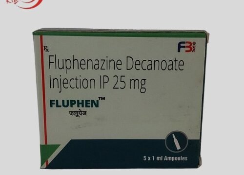 Fluphenazine Decanoate Injection: Medication for mental health, administered via injection. Helps manage symptoms associated with certain psychiatric conditions.