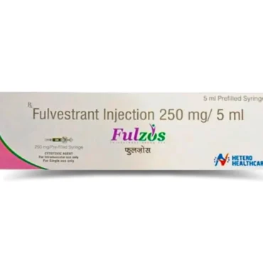 Fulvestrant Injection 250mg/5ml Fulzos by Rizochem Pharmaceuticals Wholesaler & Exporter Company.