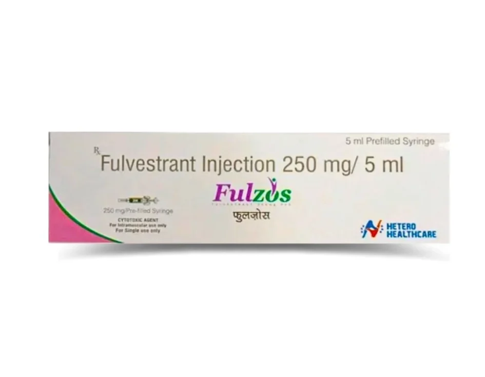 Fulvestrant Injection 250mg/5ml Fulzos by Rizochem Pharmaceuticals Wholesaler & Exporter Company.
