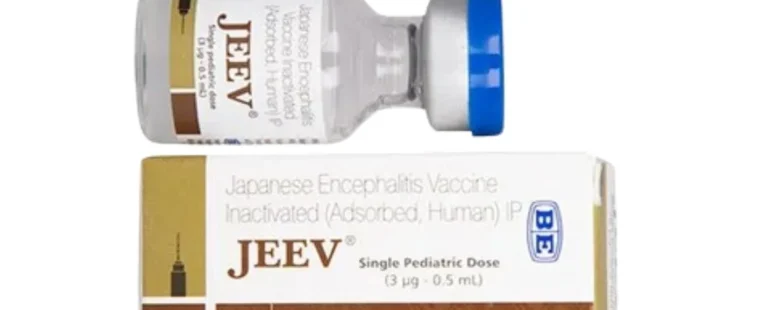 Japanese Encephalitis Inactivated Jeev Vaccine vial, offered by Rizochem Pharmaceuticals.