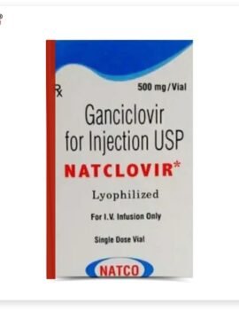 Natclovir- Ganciclovir 500mg Injection by Rizochem Pharmaceuticals