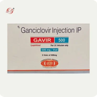 Ganciclovir Injection 500mg Gavir 500 - Antiviral medication used to treat viral infections, available at Rizochem Pharmaceuticals Wholesaler & Exporter.