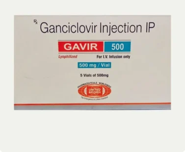 Ganciclovir Injection 500mg Gavir 500 - Antiviral medication used to treat viral infections, available at Rizochem Pharmaceuticals Wholesaler & Exporter.