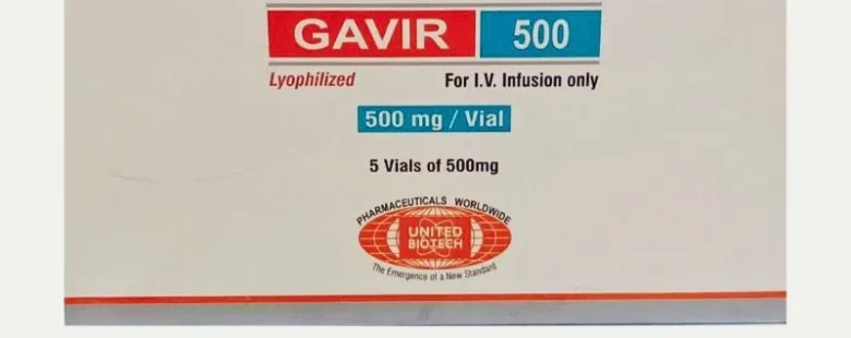 Ganciclovir Injection 500mg Gavir 500 - Antiviral medication used to treat viral infections, available at Rizochem Pharmaceuticals Wholesaler & Exporter.
