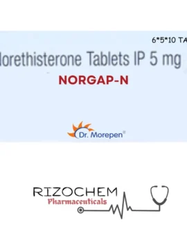 Norethisterone 5mg NORGAP N By Rizochem Pharmaceuticals