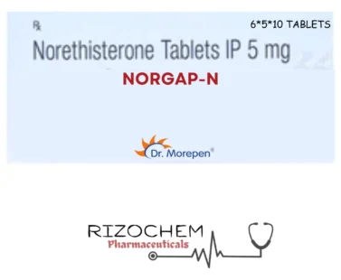 Norethisterone 5mg NORGAP N By Rizochem Pharmaceuticals