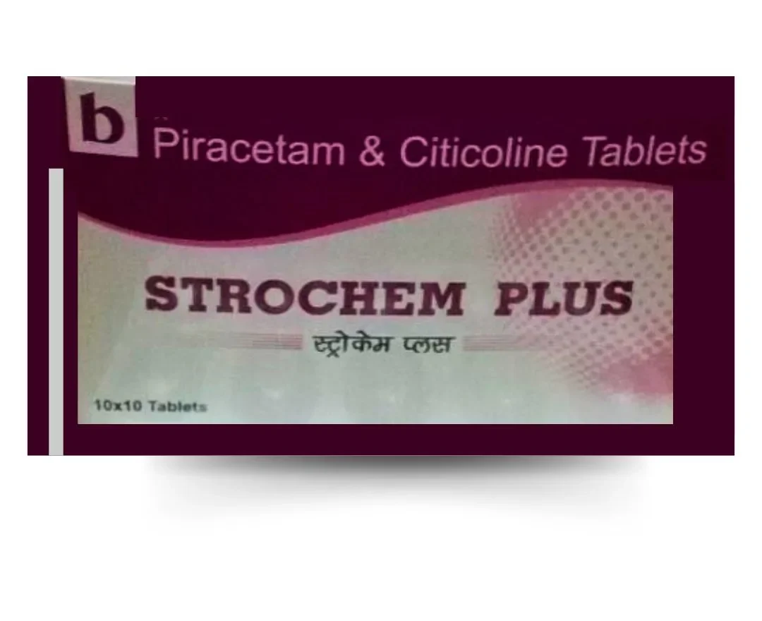 Strochem Plus - Piracetam 800mg and Citicoline 500mg Tablet by Rizochem Pharmaceuticals Wholesaler & Exporter